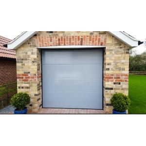 Fire Station Industrial Sectional Doors In White Colour And Automatic Formed