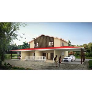 Prefab Steel Structure Commercial Building with Sandwich Panels