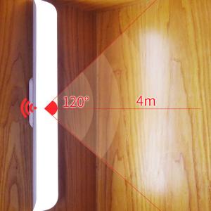 120Deg Detection Motion Sensor Light Rechargeable Lithium Ion Battery