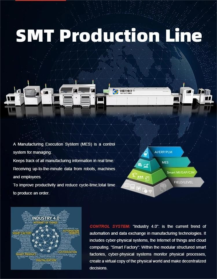 SMT Assembly Production Line High Speed PCB Machine Production Line