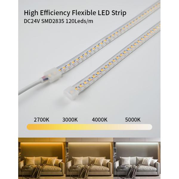 8mm Width Flexible IP65 LED Strip Light Indoor And Outdoor Neon LED Light Strip