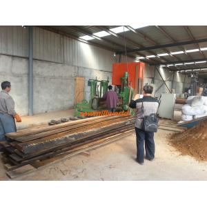 Log Cutting Vertical Band Sawmill With foundation Timber sawmill Machine For