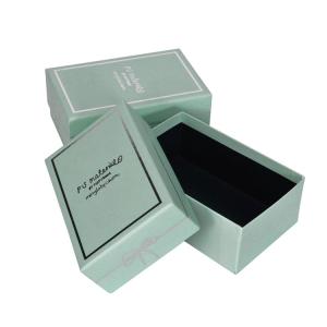 Custom silver stamping logo rigid carboard small gift package boxes