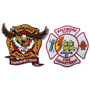 Buy cheap OEM 75% Embroidery Fire Department Patches Woven US Army Patch from wholesalers