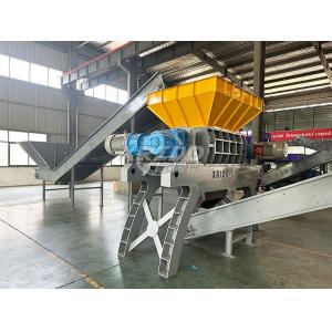 Automatic Single Shaft Plastic Shredder Crusher Combination Machine for