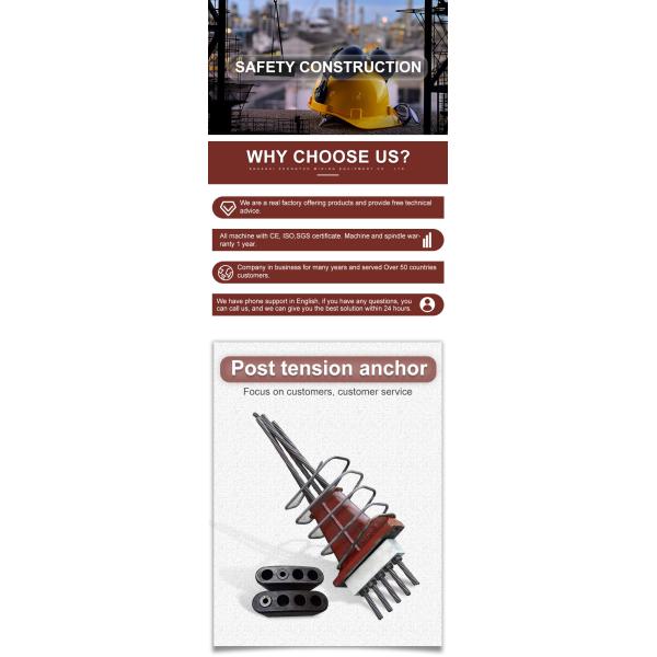 Flat Anchor Head Multi-Holes Anchorage