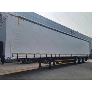 Customized 3 Axles Curtain Side Semi Trailer With Jost Kingpin And Waterproof
