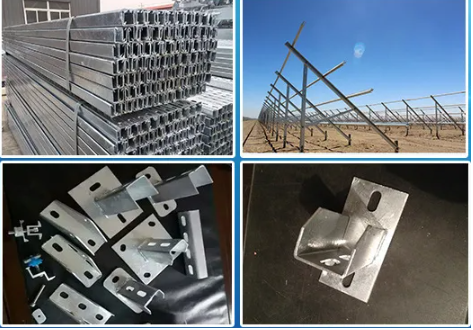 Galvanized Channel Steel Unistrut with Zinc Finish Cantilever Brace Bracket for Seismic Bracing Bonded Style