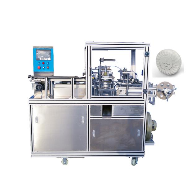 Touch Screen Packaging Automation Equipment For Round Soap / Toliet Bowl Solid