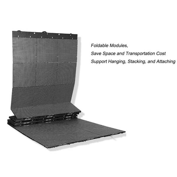 360 Degree Folable LED Display Stage Hanging Backdrop Slim Advertising Board