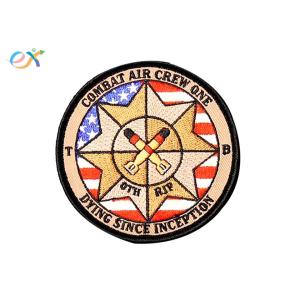 Custom Badge Iron On Embroidered Patches , Personalized Iron On Patches
