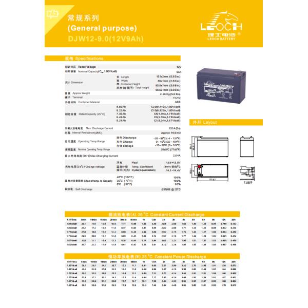 12V24ah Sealed Lead-Acid Battery with Fast-Charging Ideal for Emergency Backup & Off-Grid Living