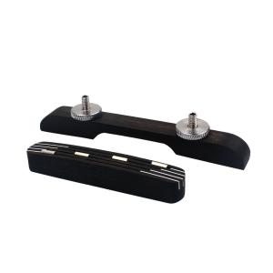 A Style Adjustable Mandolin Bridge Ebony Mandolin Bridge Polished