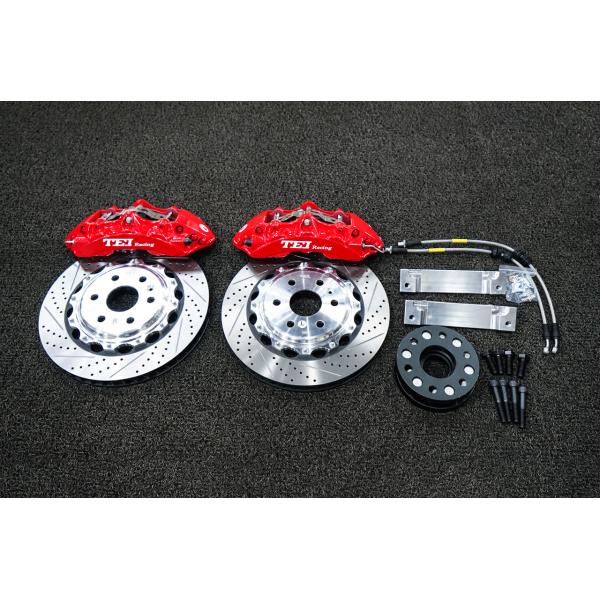 TEI Racing BBK P60NS 6 Piston Forged two - pieces Caliper Brake Kit For Cadillac XT5 19 Inch Wheel Front