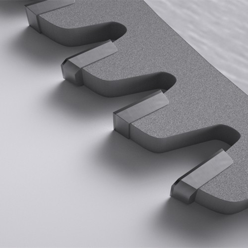 Durable TP Tooth Aluminium Processing PCD Saw Blade