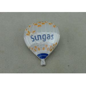 Promotional Die Struck Sungas Balloon Soft Enamel Pin With Epoxy