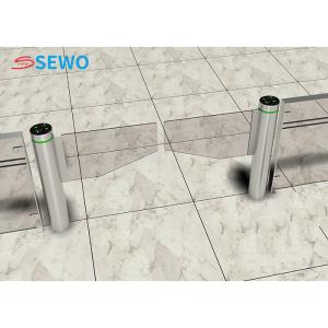 Biometric Fingerprint Access Control System , Swing Barrier Gate Turnstile With