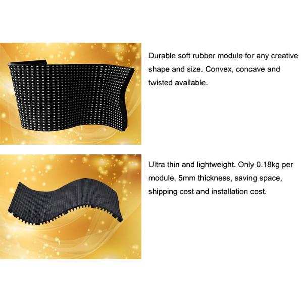 2.5mm 3mm Soft Led Curtain Video Wall RGB Soft Column Creative Shape 1500 Nits