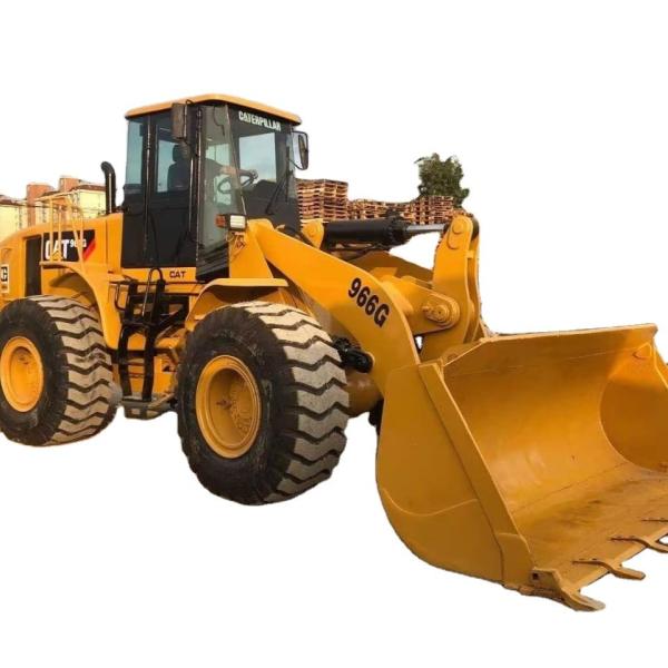 6 Ton Cat 966G Front End Used Caterpillar Wheel Loaders Good Condition Original
