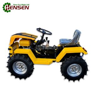 4WD Reversible Small Ploughing Tractor Gasoline Small Scale Farming Tractors