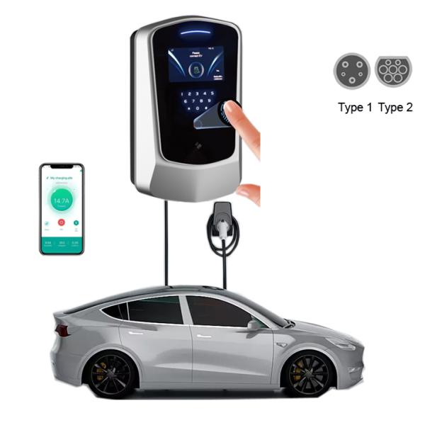 22kw Type 2 EV Charger for Byd Interface Standard Type 1 3 Phase 380V Input 32A 22 KW evse Electric car charging station