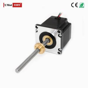 High Thrust 980N Hybrid Nema 23 Linear Actuator Stepper Motor With Lead Screw