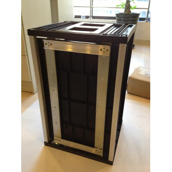 ISO9001 50pcs Plates Plastic Base ESD Magazine Rack