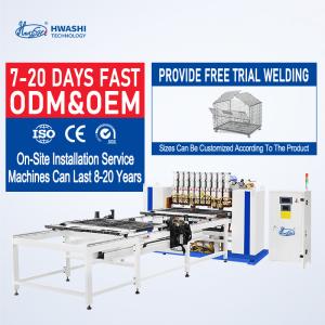 Automatic Wire Mesh Welding Machine with 1 Year Warranty 200mm/S Maximum Wiring