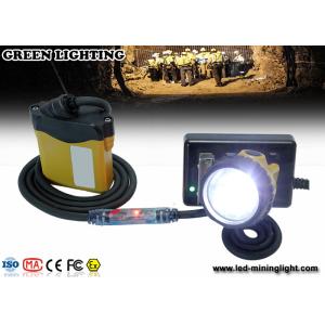 Wholesale LED mining headlamp safety cap lamp , super brightness 25000lux IP68 from china suppliers