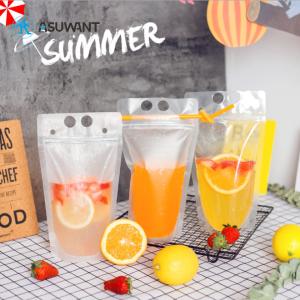 CMYK Metallized Liner Transparent Beverage Bag Pantone