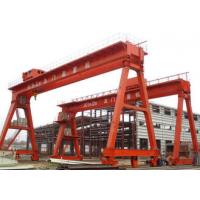 China Work Yard A Frame Double Beam Gantry Crane , Optional Color Rubber Tired Gantry Crane for sale