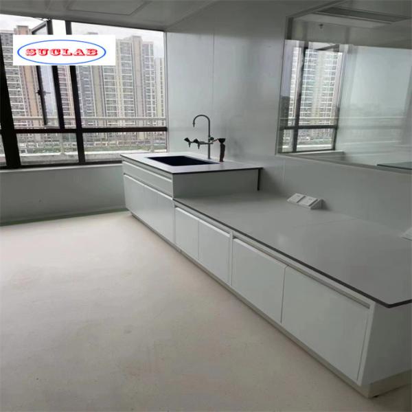 Quality White Lab Workbench - 2 Compartments for Versatile Applications for sale