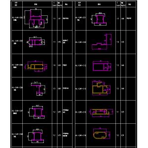 Heat Insulation Aluminium Door Frame Profile Easy To Clean And Maintain