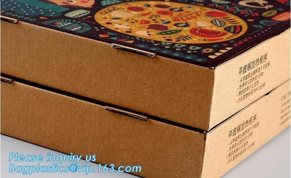 cheap Pizza Boxes Wholesale/Custom Pizza Box/Pizza Box Design,food packaging corrugated wholesale pizza boxes bagease