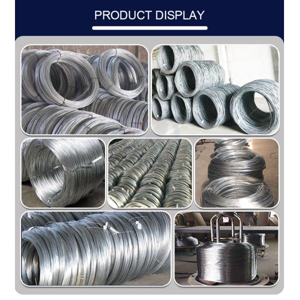 Non-oiled Hot Rolled Based Galvanized Wire for Customer Requirements