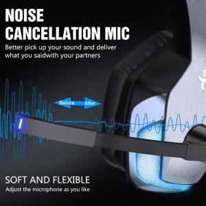 hunterspider v4 2.2kohm Bass Gaming Headset With LED Light