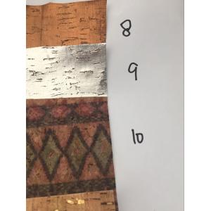 Mini Style Cork clutch 6.7''x4.5'' with button closure, customized color is