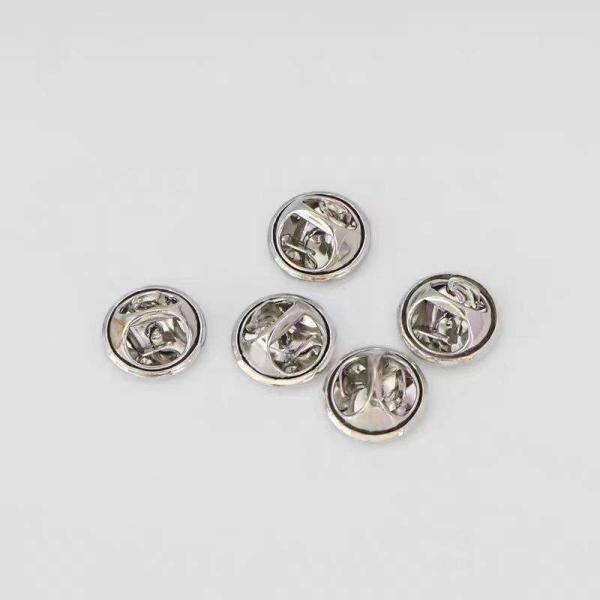 Quality Silver Gold Customized Butterfly Pin Backs Corporate Polished Tie Tacks Pin for sale