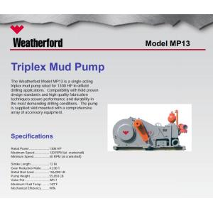Weatherford MP-5 mud pump Crankshaft, MP-8 MUD PUMP, MP-10 MUD PUMP, MP16 MUD
