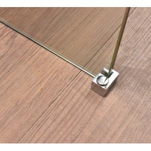 8mm Pivot Shower Screen 600x2000mm Aluminum Frame