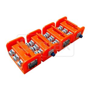 Syntax MS7 Single Phase 16A HDPE Portable Distribution Box IP67 With Breakers