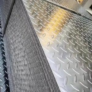 SGCC Z30 Electronic Checkered Galvanized Steel Sheets GI Non-slip Plates