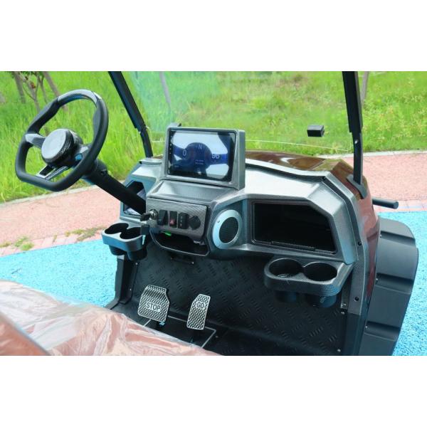 Electric Golf Cart With 48V Battery System Fast Charging Capability Powerful AC Motor