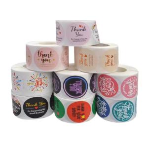 Custom Printed Round Plastic Synthetic Paper Labels Vinyl Adhesive Waterproof