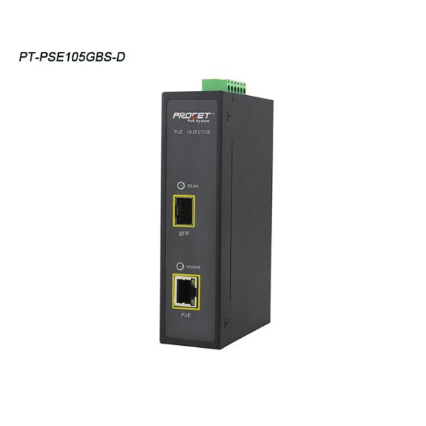 95 Watts DIN Rail PoE Injector 55Vdc 1750mA