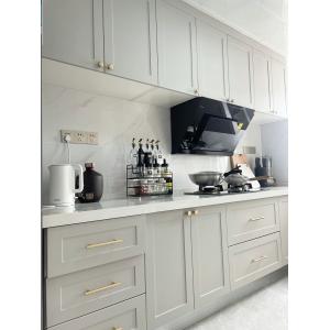 China Direct Manufacturer Ready Made Finished Aluminum Glass Door Kitchen Cabinet on sale