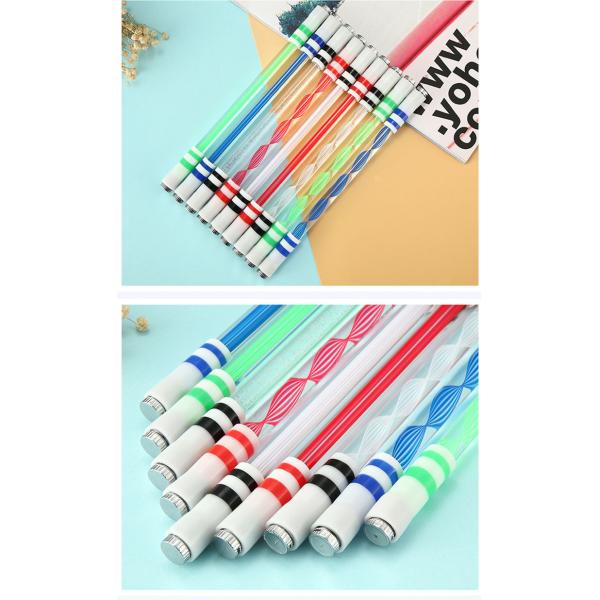 Plastic Luminous Hand Spinner Pen for Stress Relief and Creative Writing Length of 0M
