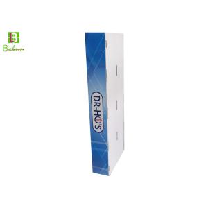 Custom Cardboard Free Standing Display Units / Retail Cardboard Display Shelves