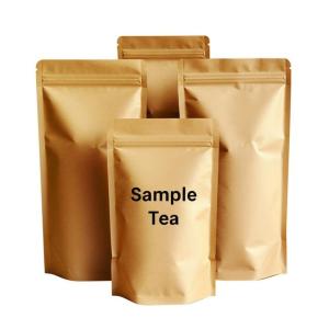 Recyclable And Compostable Eight Sided Sealing Kraft Paper Bags For Tea