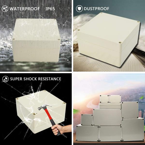 Waterproof IP65 ABS electric project box plastic junction box clear waterproof enclosure 240*160*90 mm